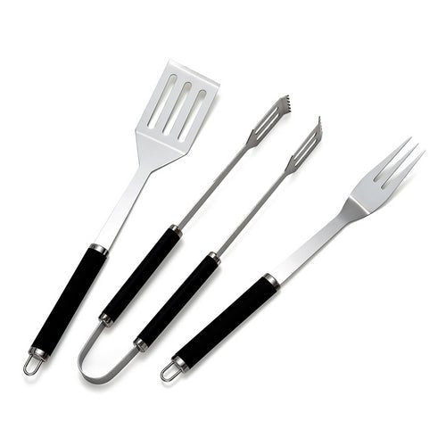 BBQ - Werkzeugset Basic Spatel Gabel Zange - MEGART