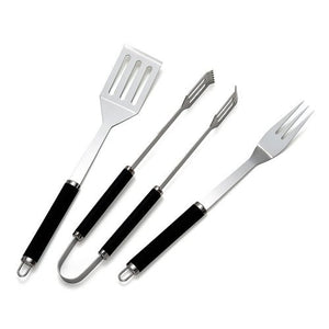 BBQ - Werkzeugset Basic Spatel Gabel Zange - MEGART