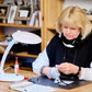 Käsefondue - Set Bergchilbi E16 5 Teile, Schwarz/Weiss - MEGART