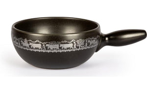 Fondue - Caquelon Tradition Alpaufzug Ø 21 cm, Schwarz - MEGART