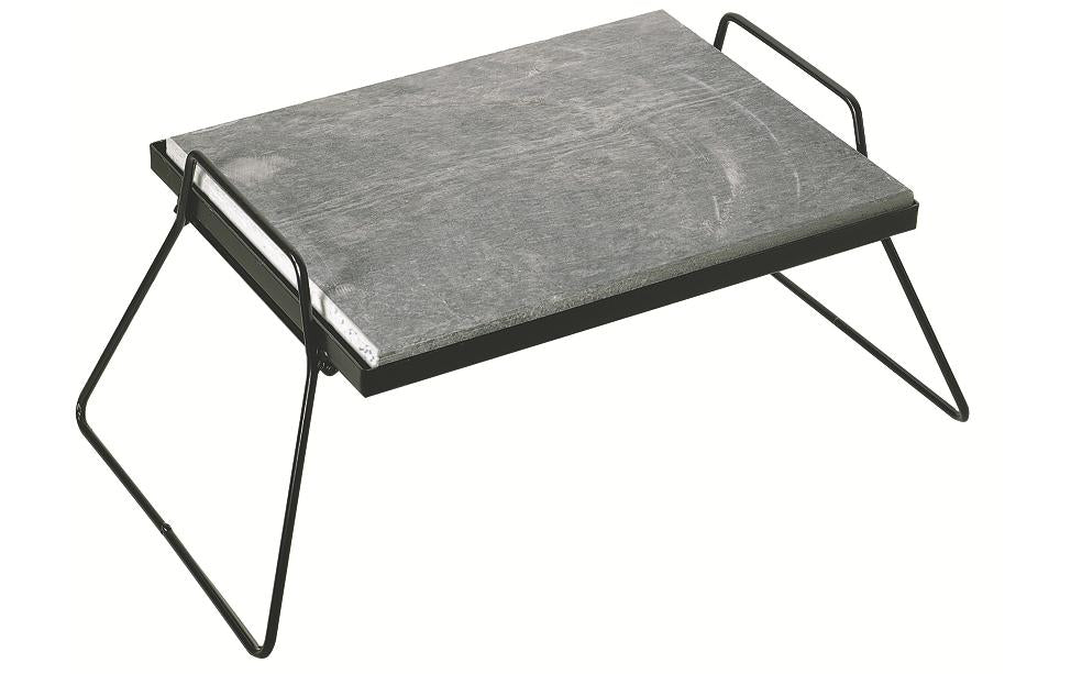 Nouvel Grillstein mit Tragegestell, 60 x 33 x 8 cm - MEGART