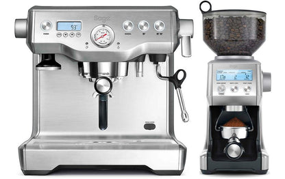 Siebträgermaschine Dynamic Duo Silber - MEGART