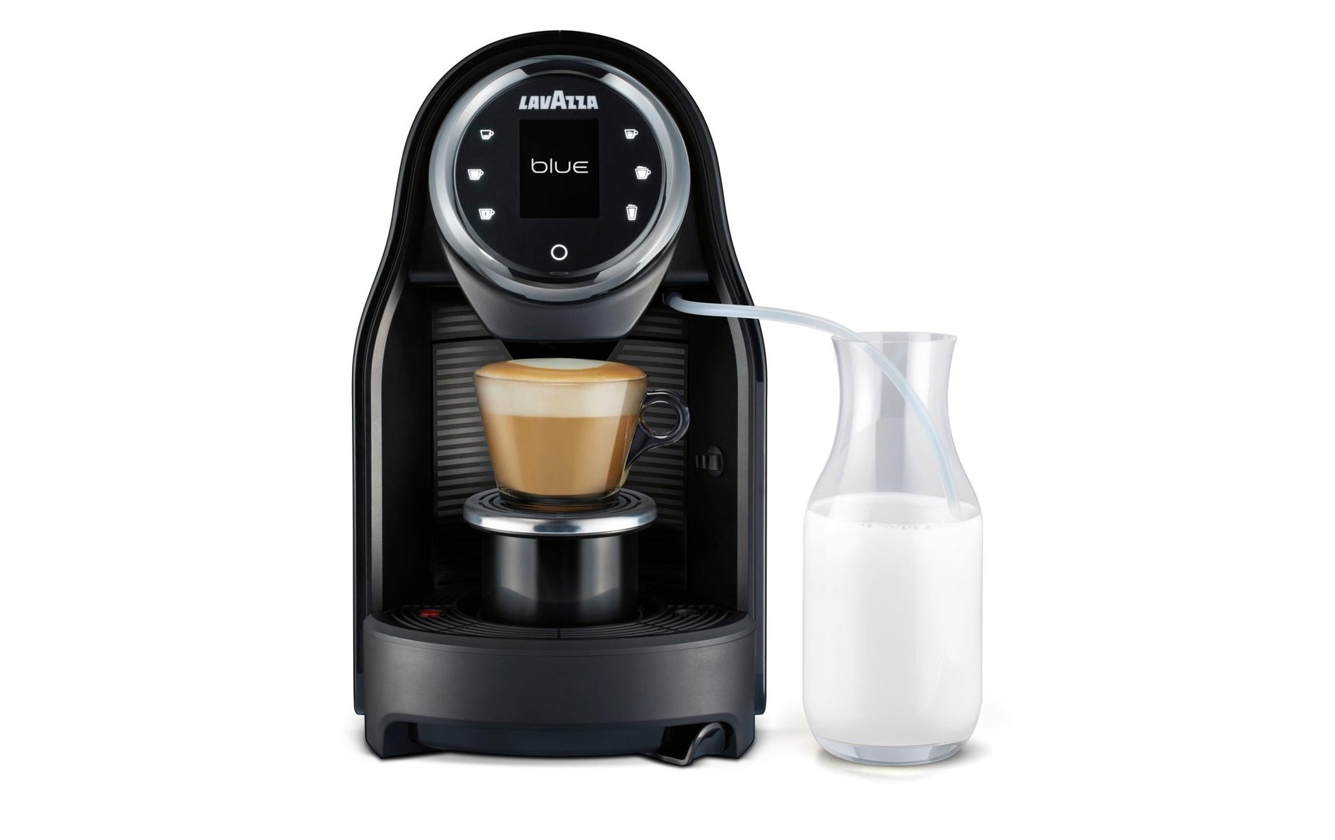 Kapselmaschine Classy & Milk Blau/Schwarz - MEGART