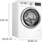 Serie 6, Waschmaschine, Frontloader, 9 kg, 1400 U/min., WUU28T10CH - MEGART