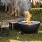 FEU DU JARDIN Feuerstelle Tria, Ø 98 cm, Schwarz - MEGART