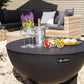 FEU DU JARDIN Feuerstelle Tria, Ø 98 cm, Schwarz - MEGART