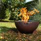 FEU DU JARDIN Feuerstelle Tria, Ø 98 cm, Rost - MEGART