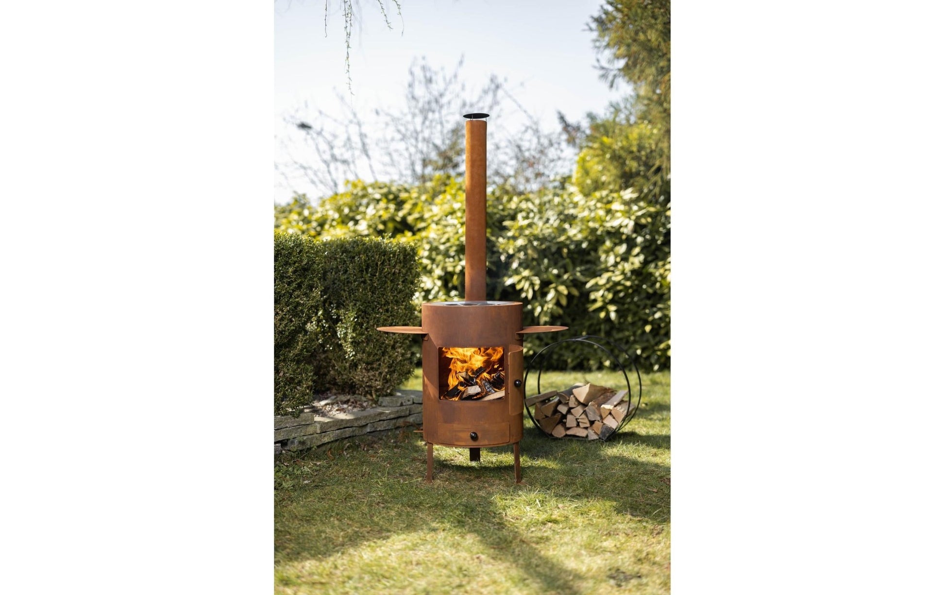 FEU DU JARDIN Fondue - und Outdoor Ofen, Rost - MEGART