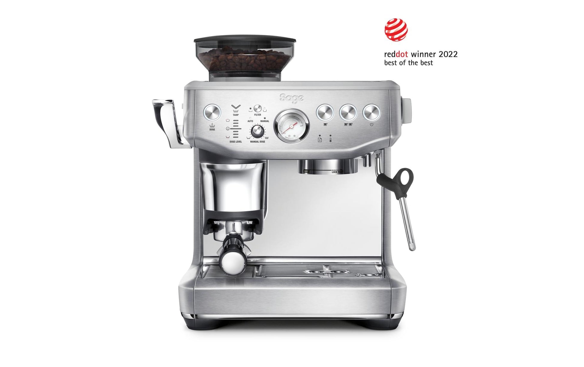 Siebträgermaschine Barista Express Impress Edelstahl - MEGART