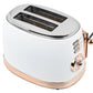 Wasserkocher, Standmixer und Toaster Set Monroe Rosegold