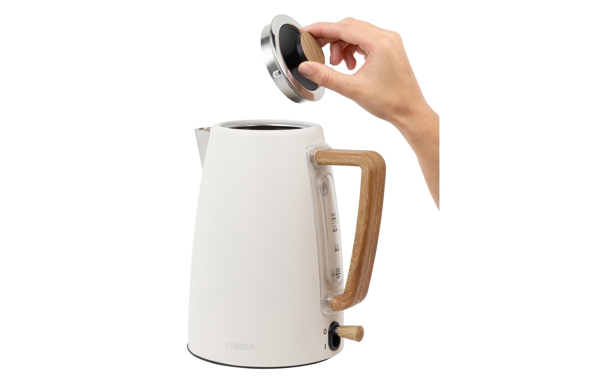 Wasserkocher Hepburn 1.7 l, Beige - MEGART