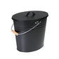 Kamino Ascheeimer mit Deckel, 15 l, Schwarz - MEGART
