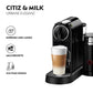 Kaffeemaschine Nespresso CitiZ & Milk EN267.BAE Schwarz
