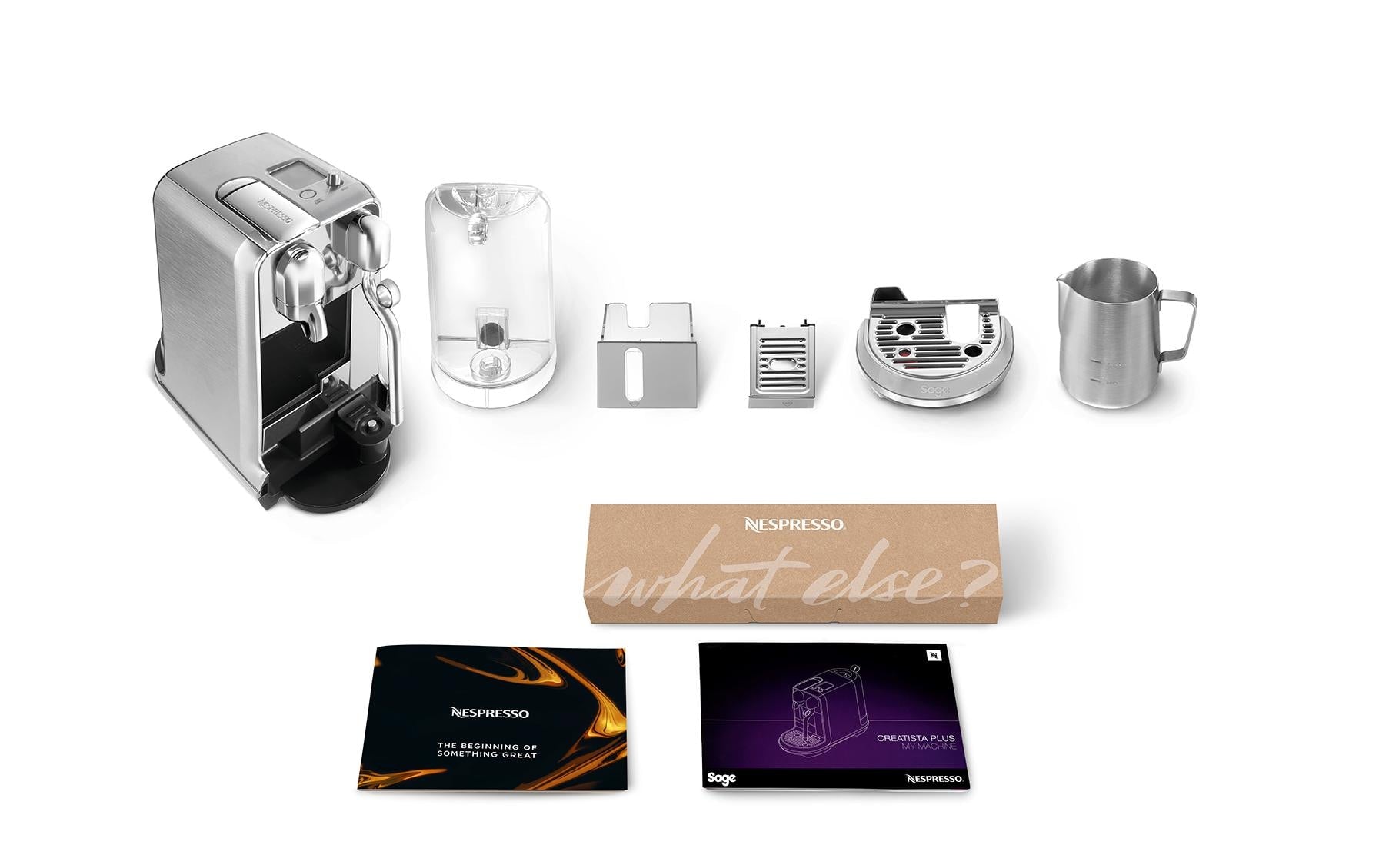 Kaffeemaschine Nespresso Creatista Plus SNE800BSS Silber - MEGART