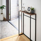 Konsolentisch Tower 80.5 x 60 cm, Braun/Schwarz