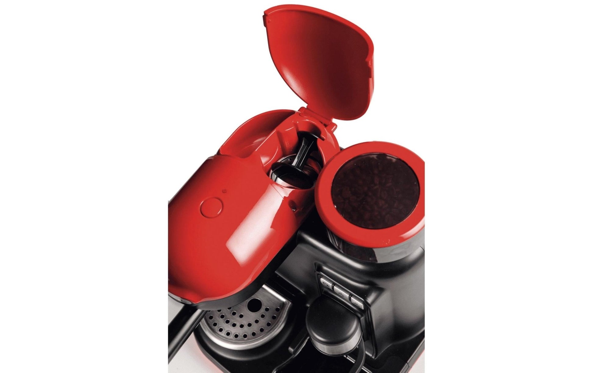 Portionskaffeemaschine MODERNA Rot/Schwarz - MEGART