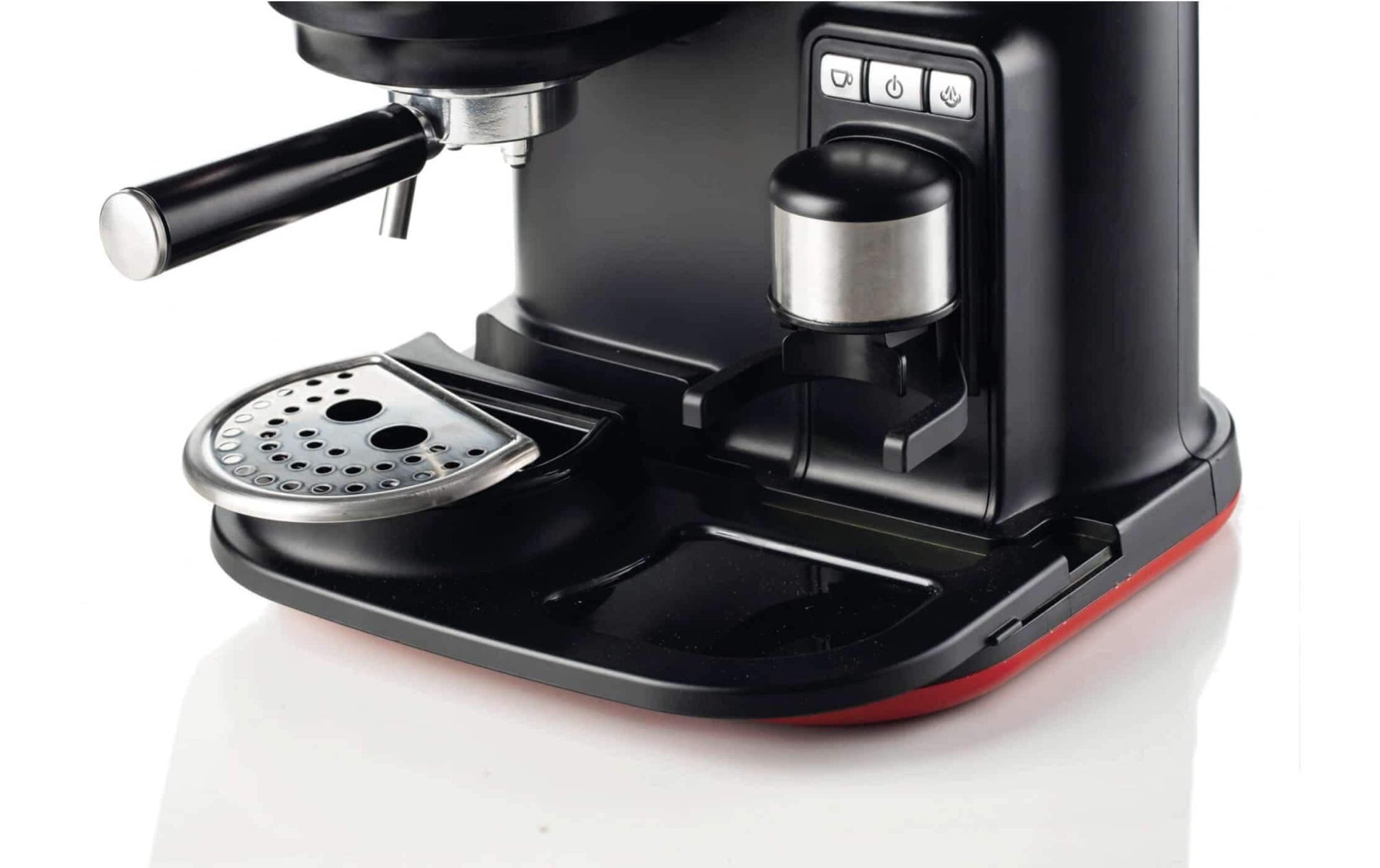 Portionskaffeemaschine MODERNA Rot/Schwarz - MEGART