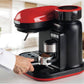 Portionskaffeemaschine MODERNA Rot/Schwarz - MEGART
