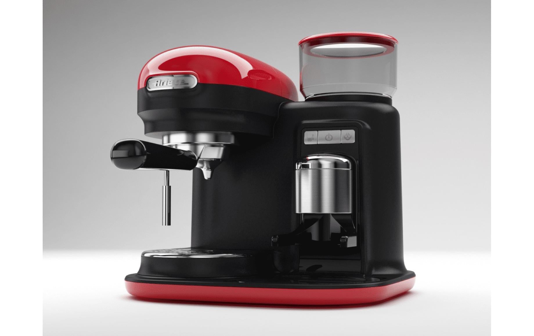 Portionskaffeemaschine MODERNA Rot/Schwarz - MEGART