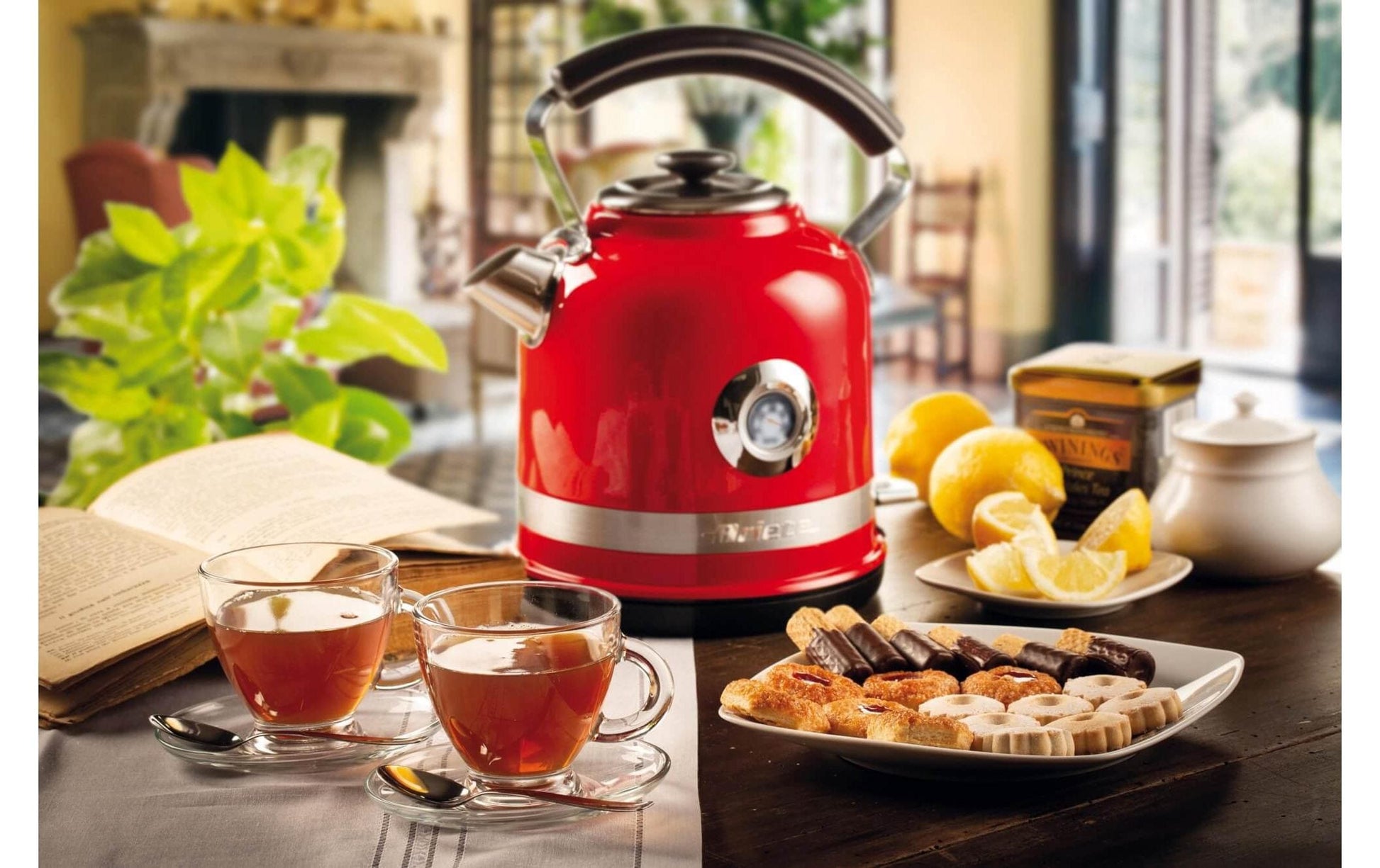 Wasserkocher Moderna 1.5 l, Rot - MEGART