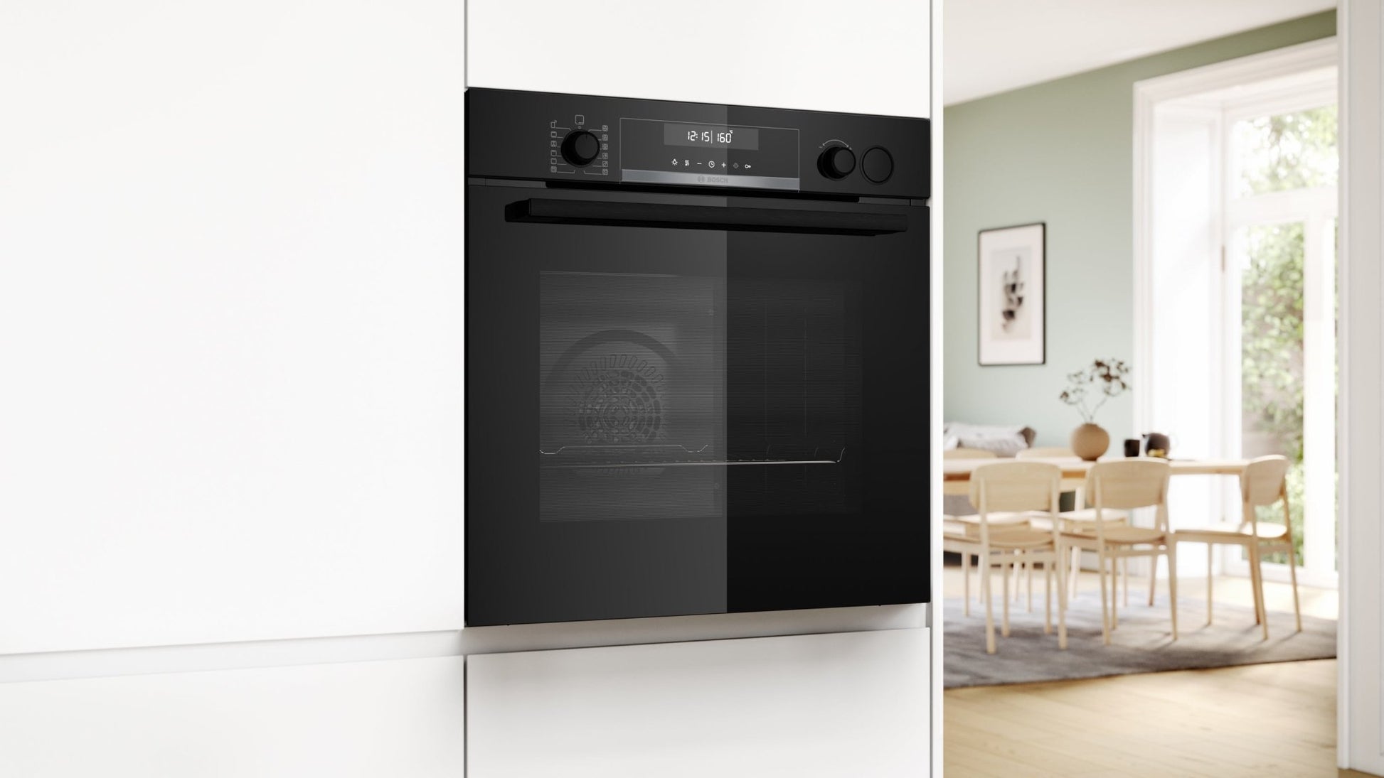 Serie 6, Einbaubackofen, 60 x 60 cm, Schwarz HRG578CB7 - MEGART