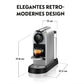 Machine à café Nespresso CitiZ XN741B argent