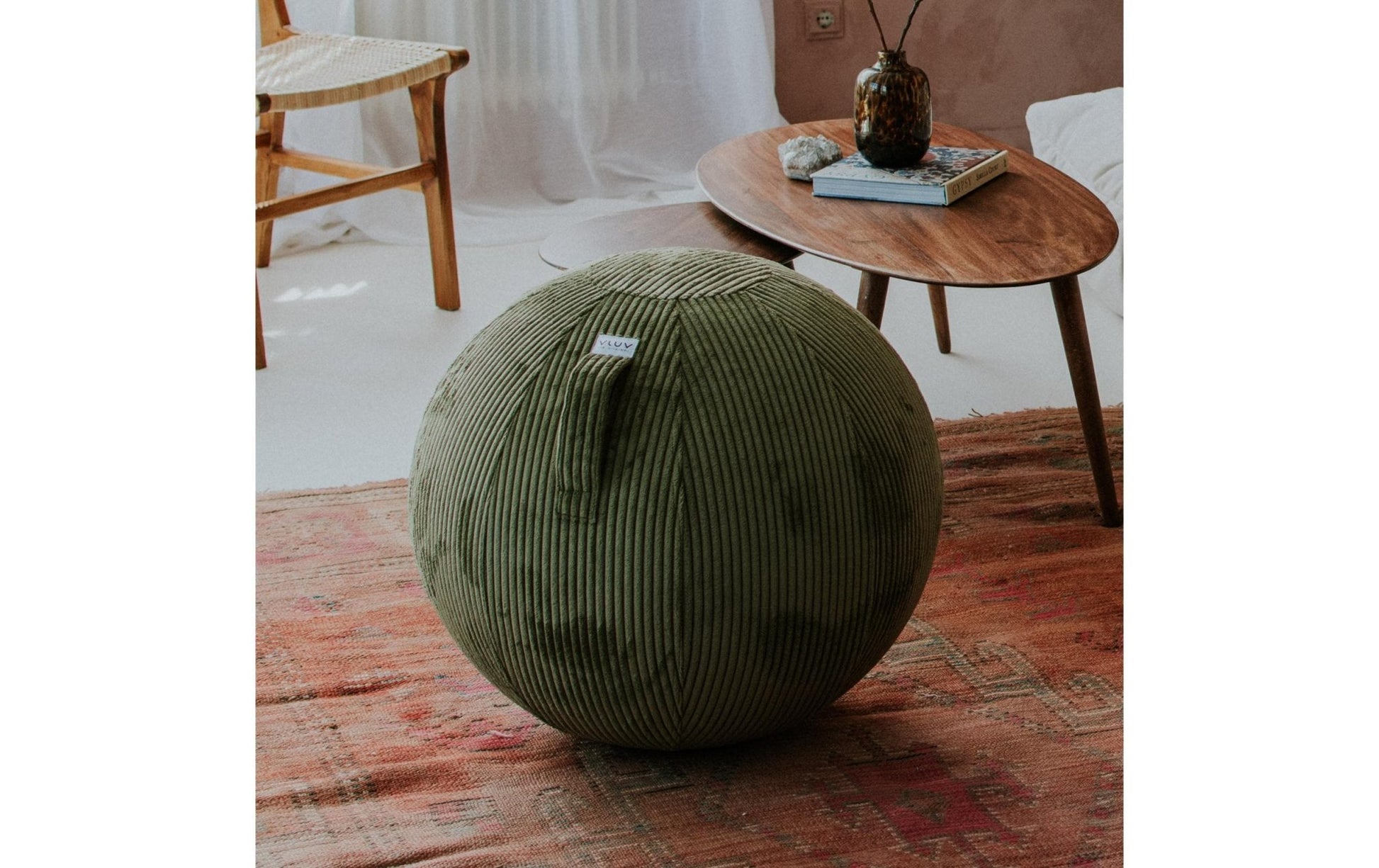 Sitzball Vlip Ø 60 - 65 cm, Olivgrün - MEGART