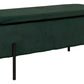 Sitztruhe Watford 36.5 x 95 x 46 cm, Dunkelgrün - MEGART
