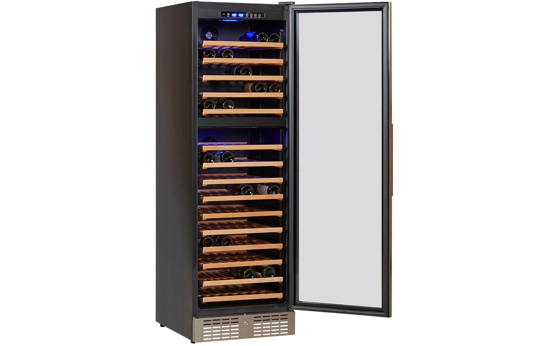 Weinklimaschrank WKH168F01 Schwarz, Rechts - MEGART