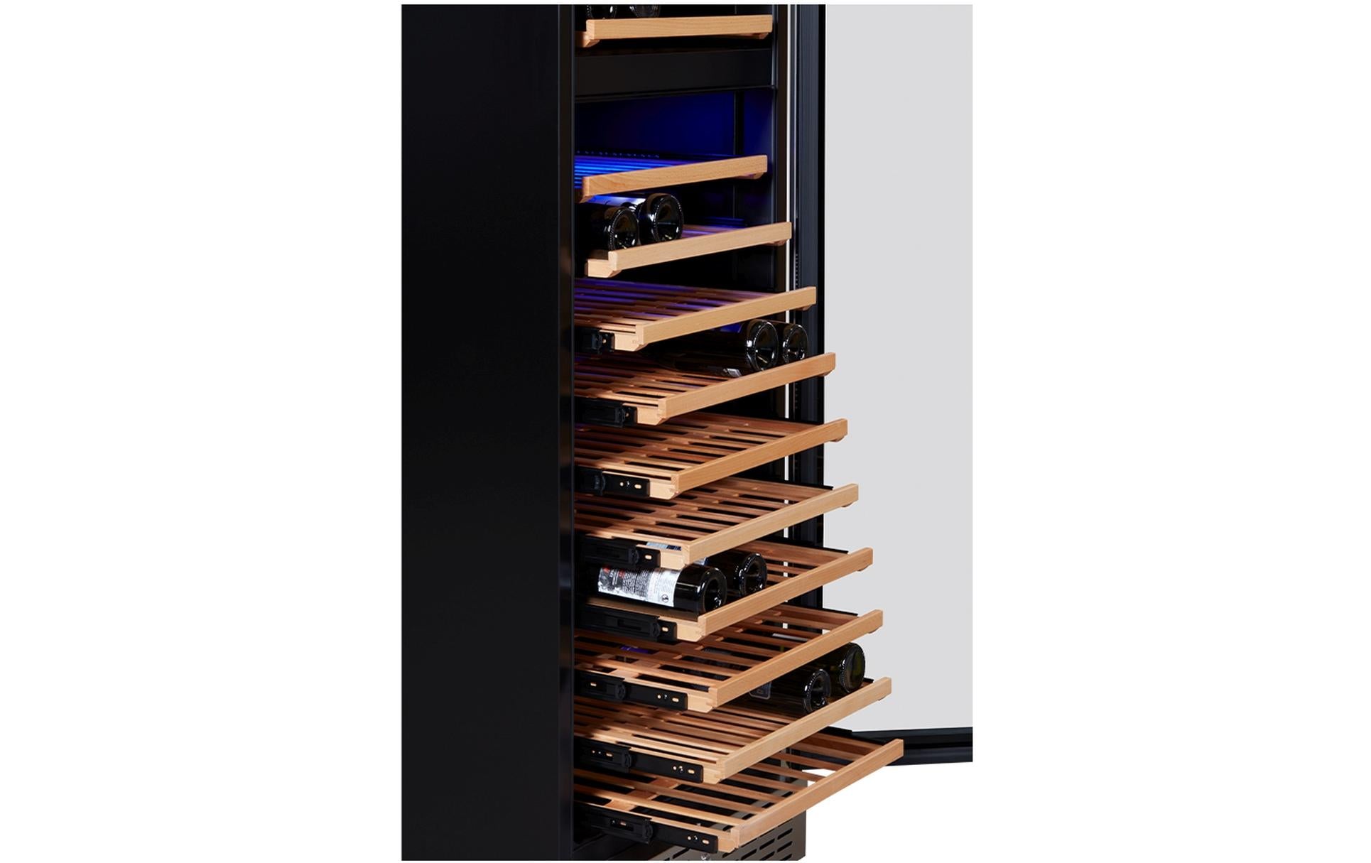 Weinklimaschrank WKH168F01 Schwarz, Rechts - MEGART