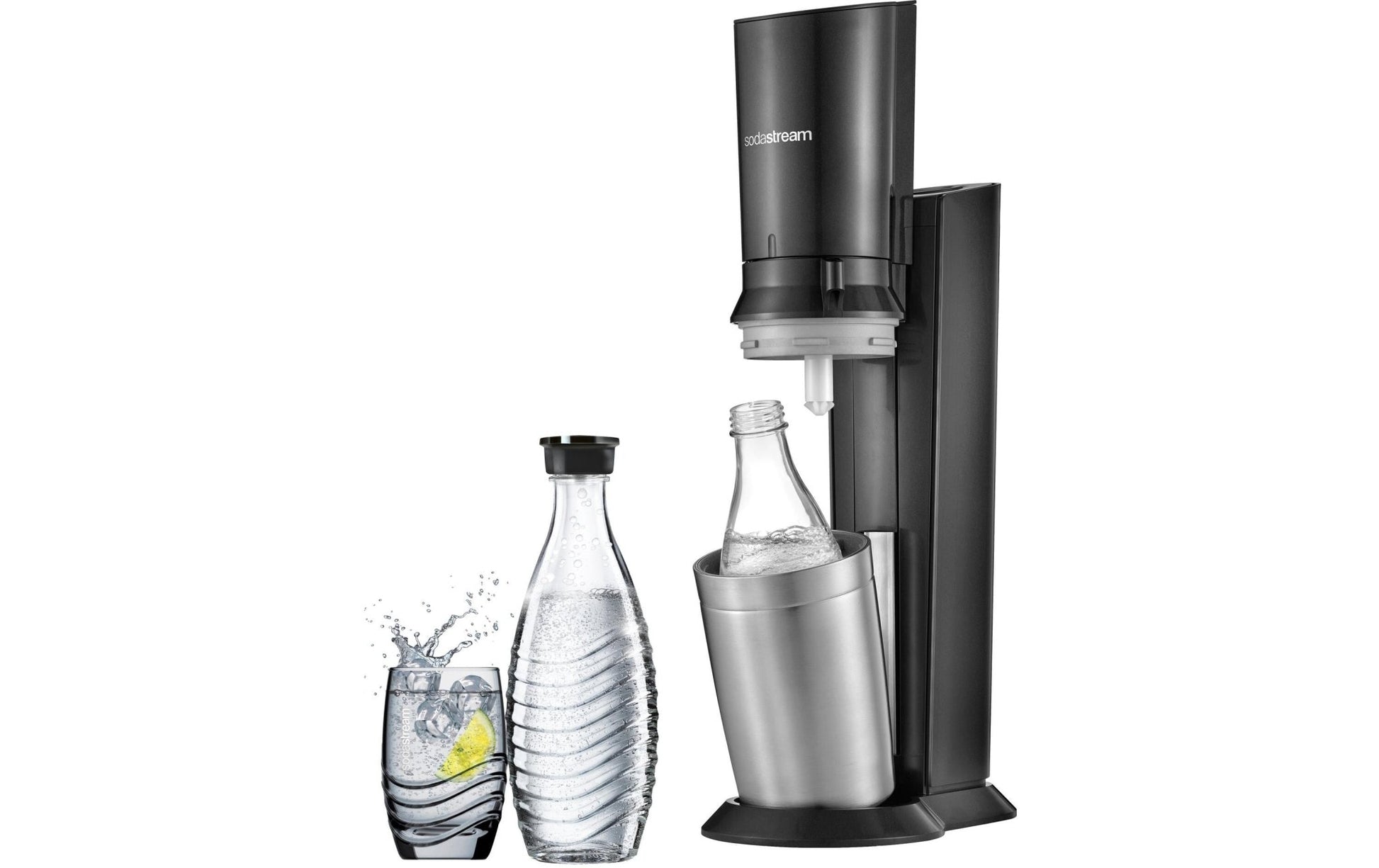 Wassersprudler Crystal CQC Schwarz - MEGART