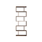 Mensola Zig-Zag 70 x 190,5 cm, marrone/nero