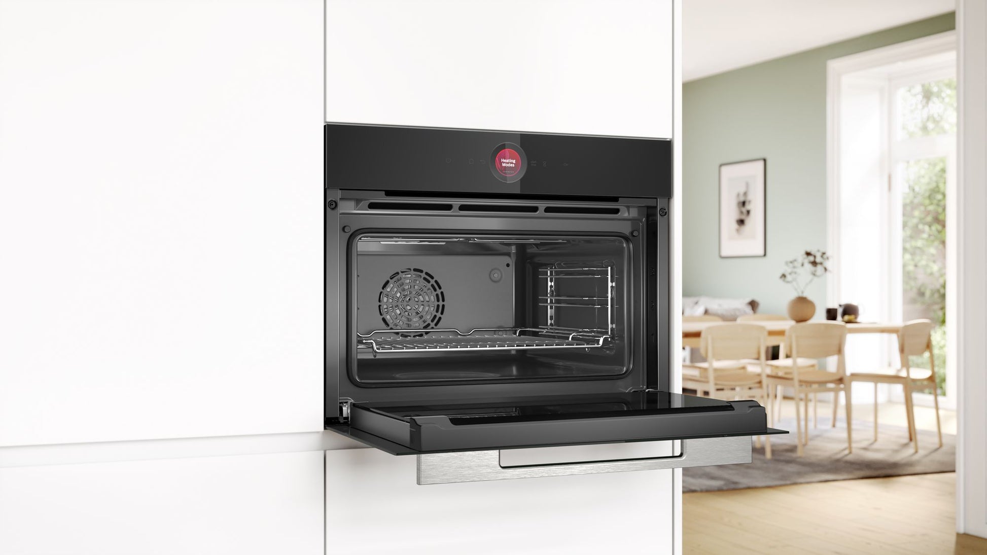 Serie 8, Kompakt - Einbaubackofen, 60 x 45 cm, Schwarz CBG7341B1 - MEGART