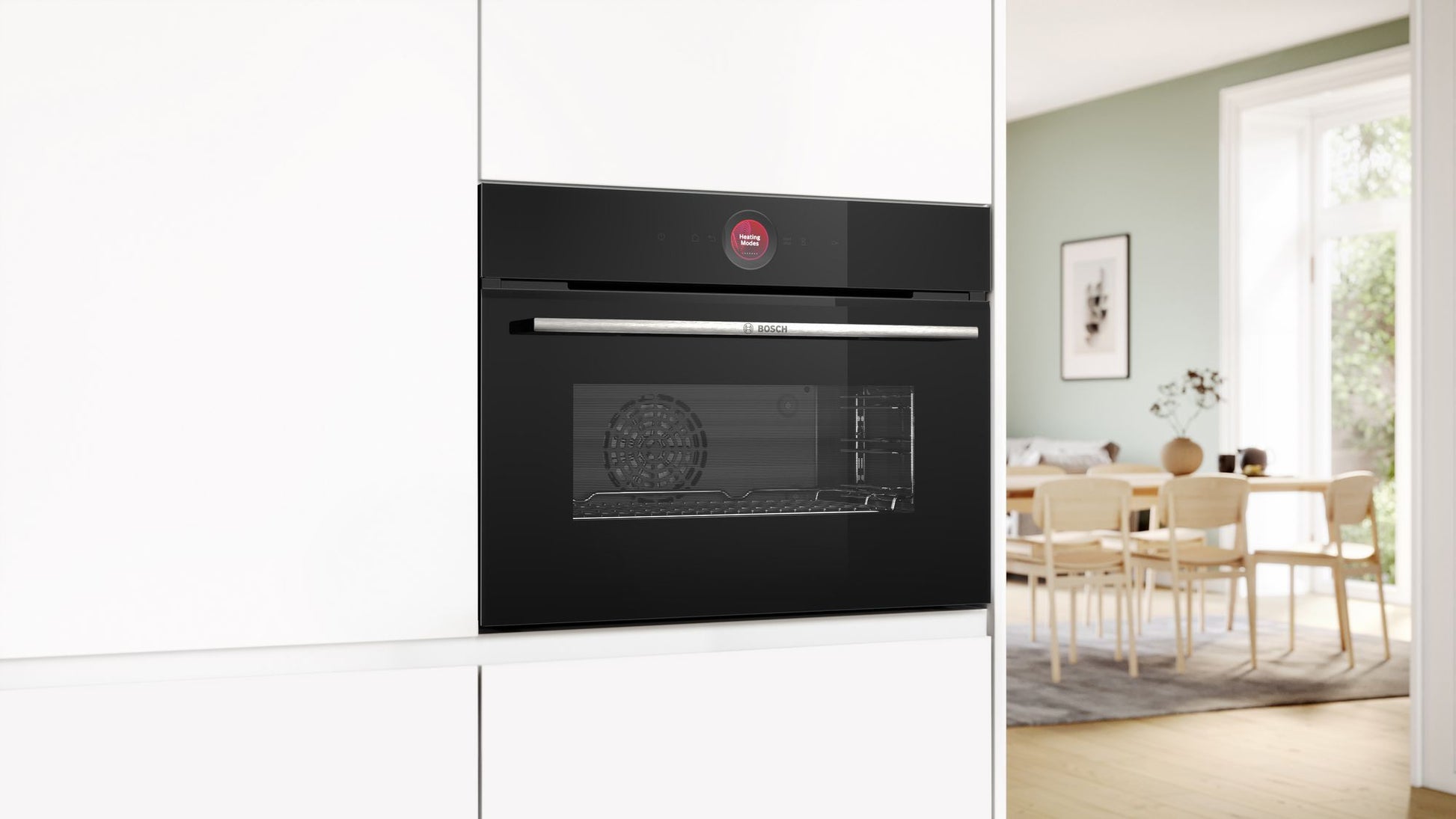 Serie 8, Kompakt - Einbaubackofen, 60 x 45 cm, Schwarz CBG7341B1 - MEGART