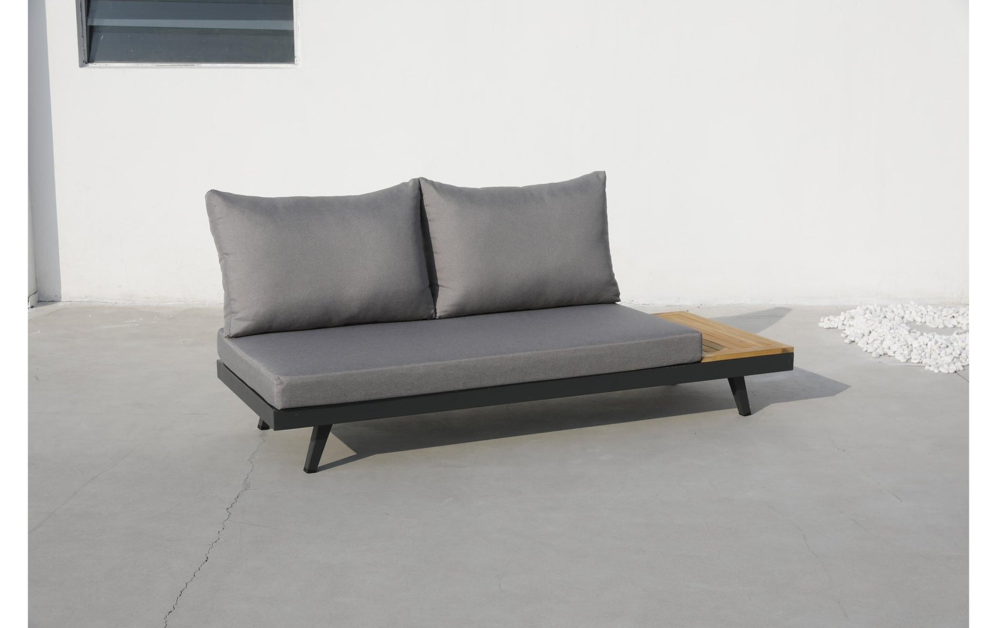 Loungeset Naxos, 3 - teilig, Teakfarbe - MEGART