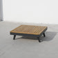 Loungeset Naxos, 3 - teilig, Teakfarbe - MEGART