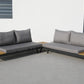 Loungeset Naxos, 3 - teilig, Teakfarbe - MEGART