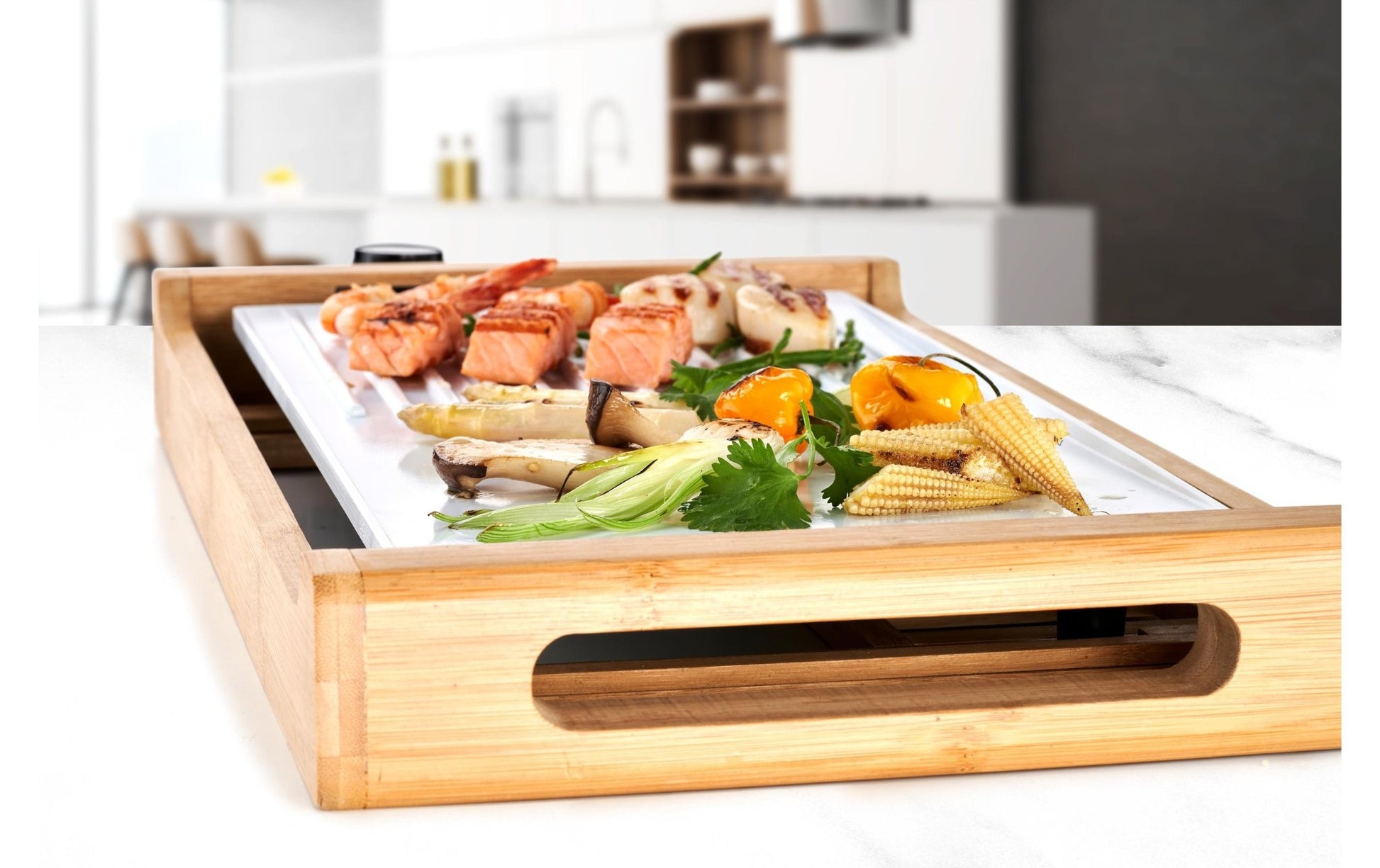 Tischgrill Bamboo Grill 1800 W - MEGART
