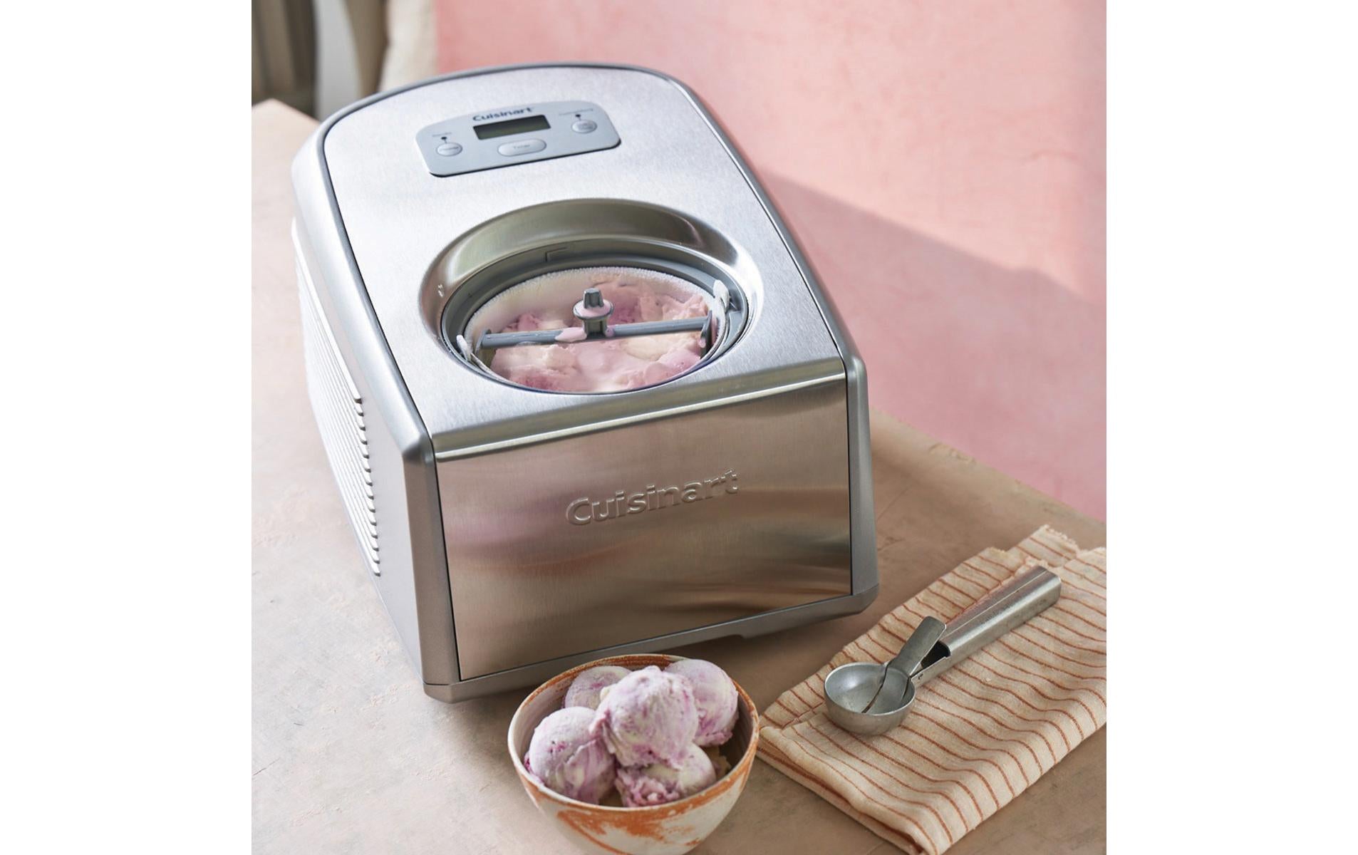Glacemaschine Ice Cream & Gelato Professional 1.5 l, Silber - MEGART