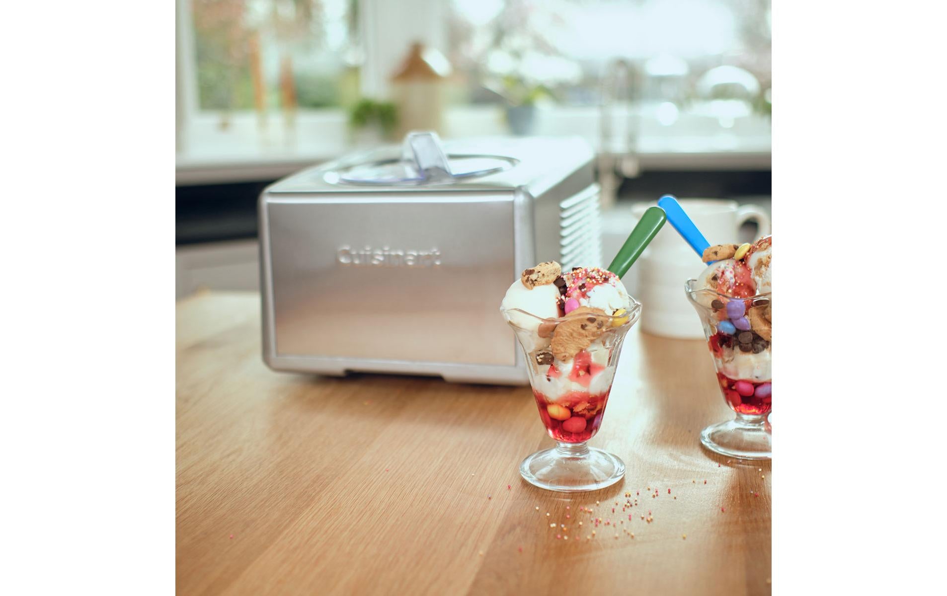 Glacemaschine Ice Cream & Gelato Professional 1.5 l, Silber - MEGART