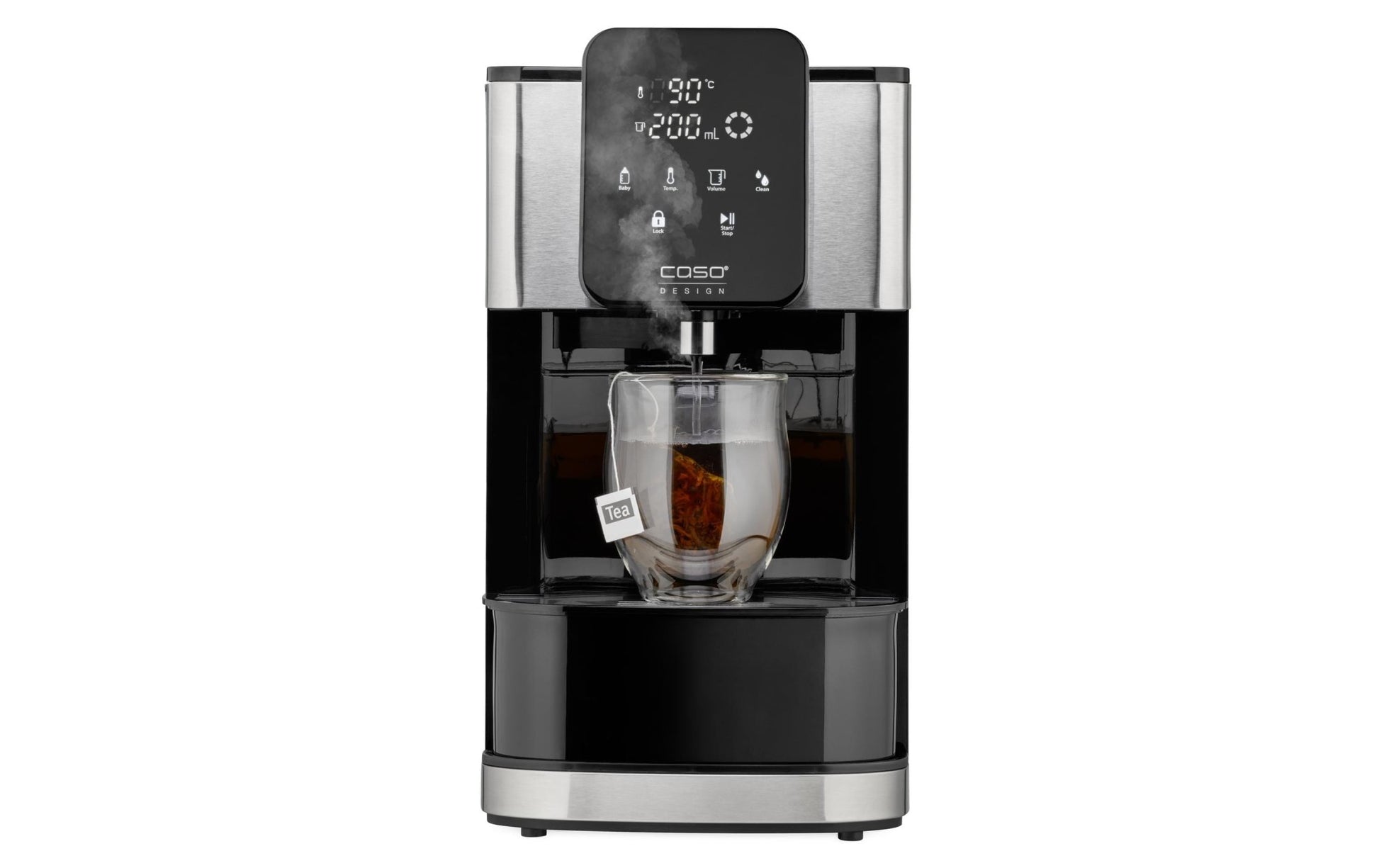 Turbo Heisswasserspender HW 1660 4 l, Schwarz/Silber - MEGART