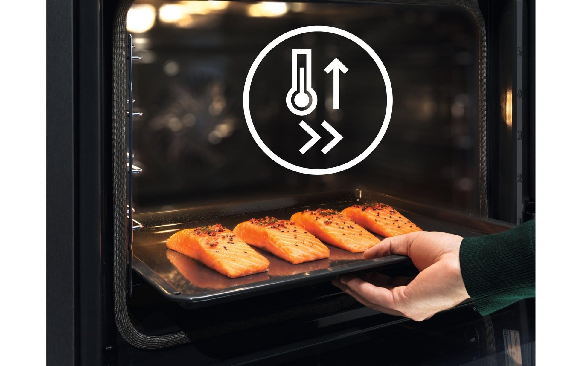 Einbauherd EH7L5DSP CH 55, Schwarz - MEGART