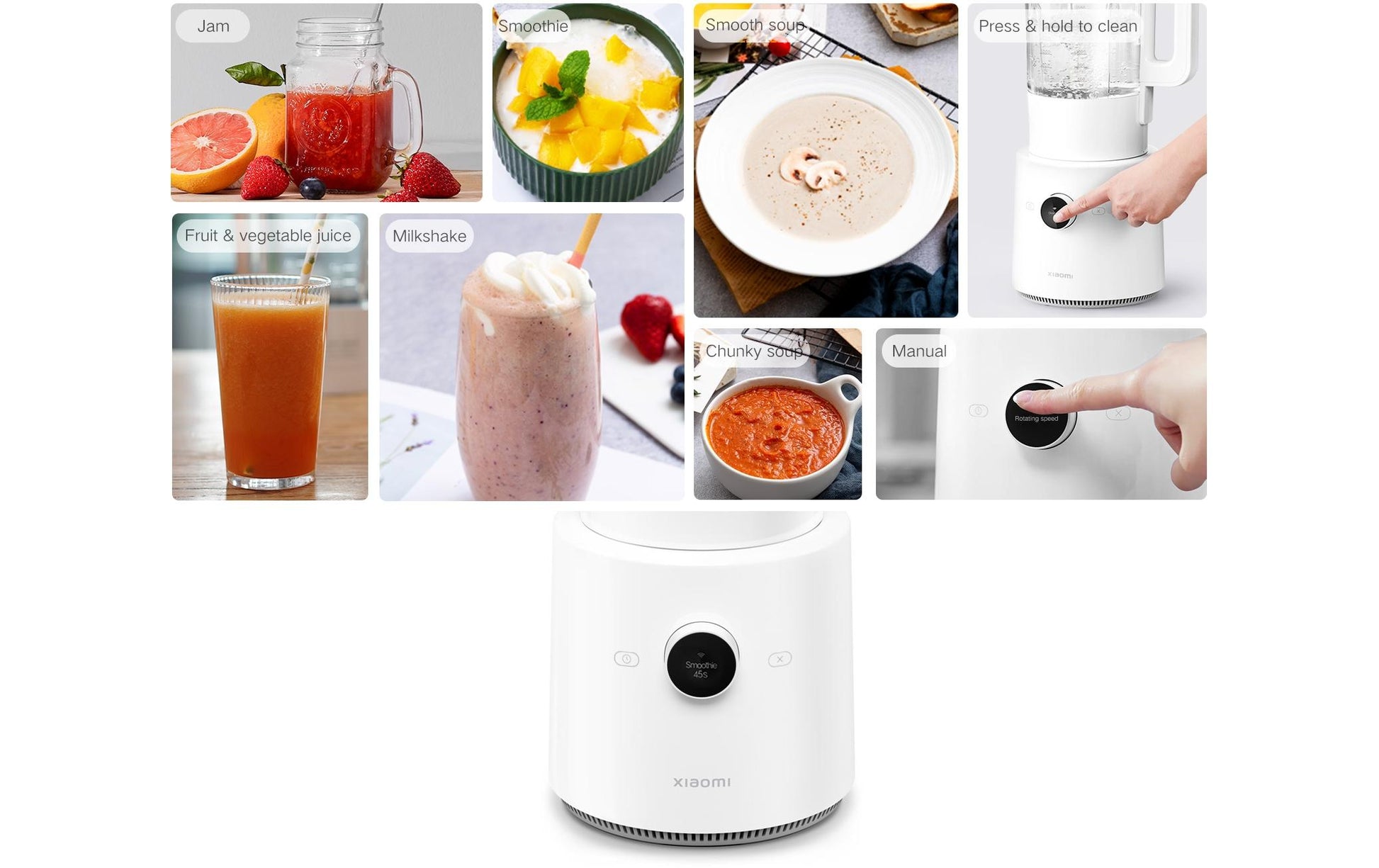 Standmixer Smart Swiss Edition Weiss - MEGART