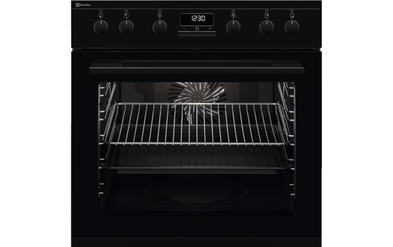 Einbauherd EH6L40XSW Schwarz - MEGART