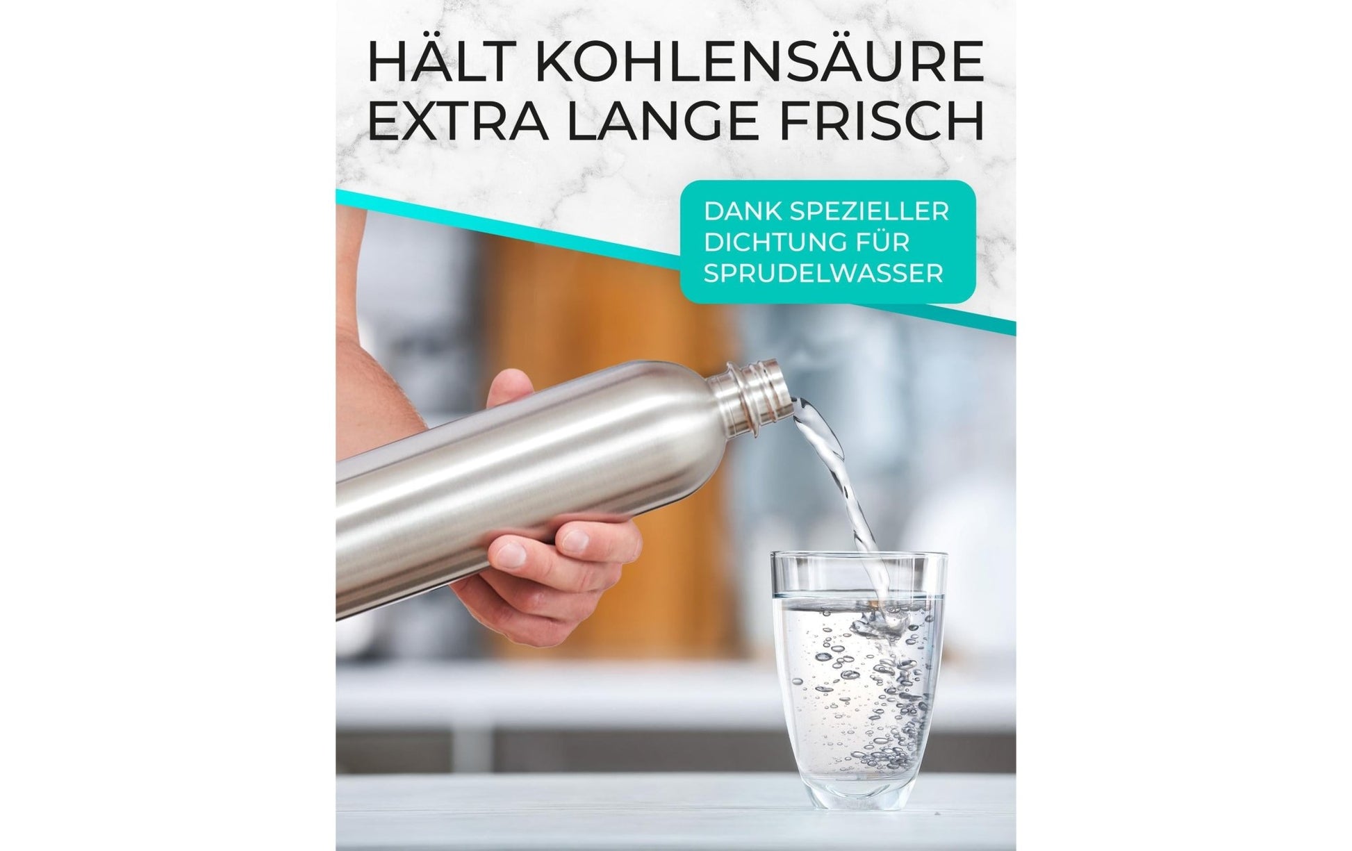 Flasche Mate Of Steel Moby - Dick 1 l - MEGART