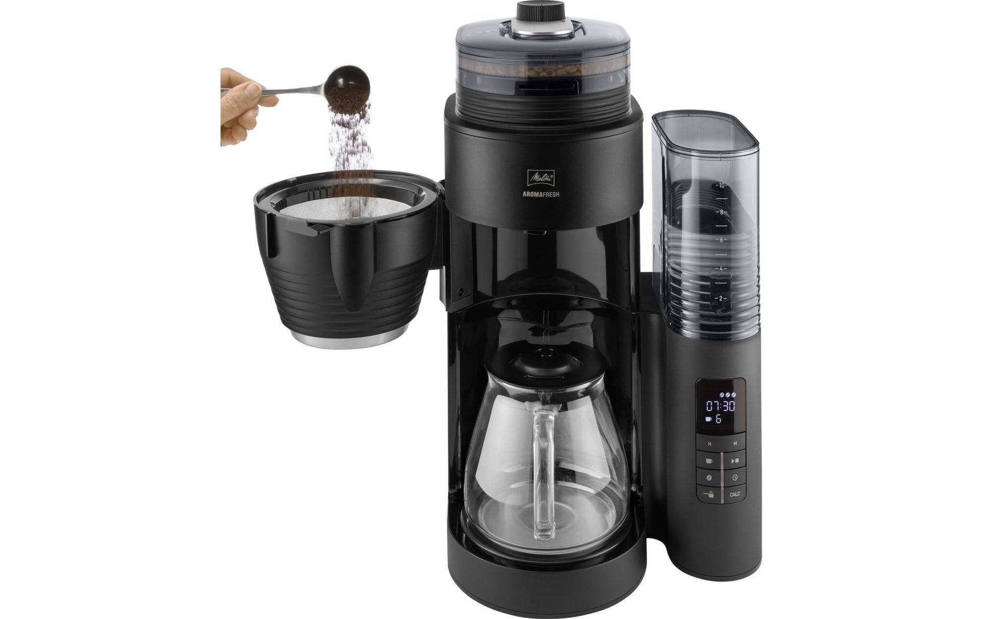 Filterkaffeemaschine Aromafresh Schwarz - MEGART