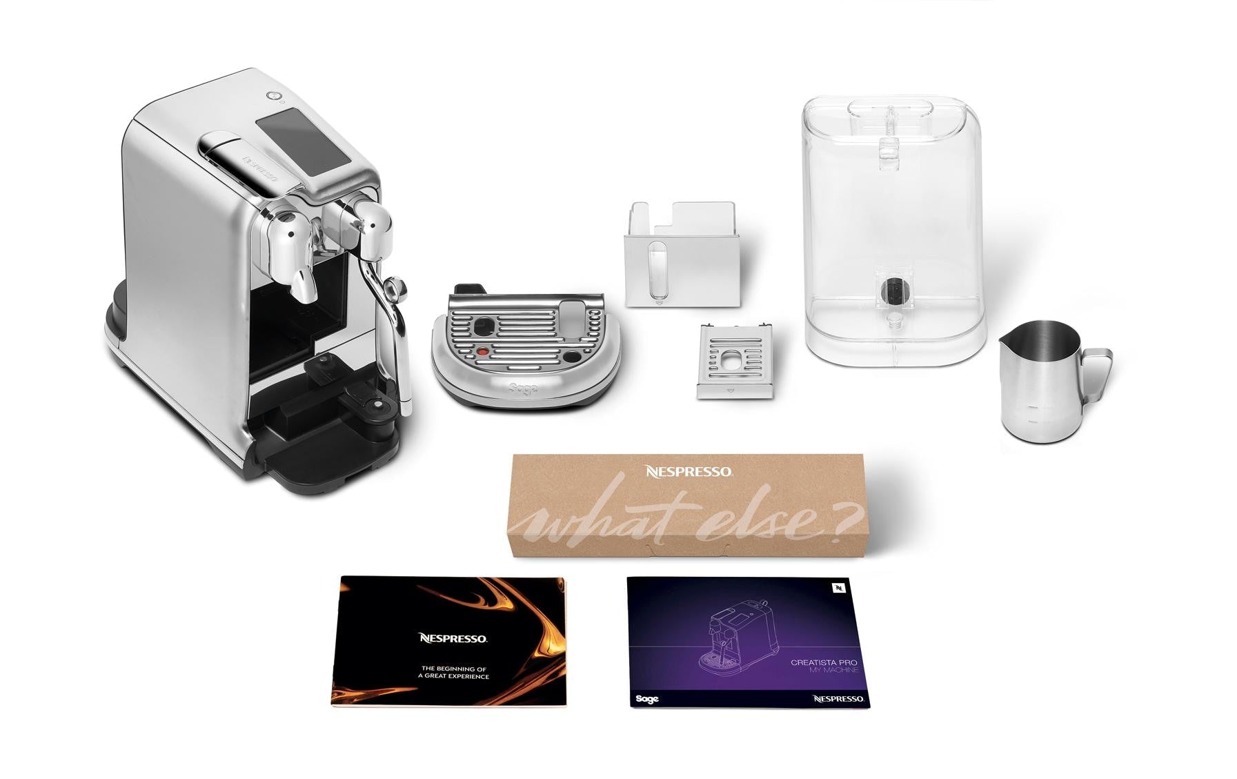 Kaffeemaschine Nespresso Creatista Pro SNE900BSS Silber - MEGART