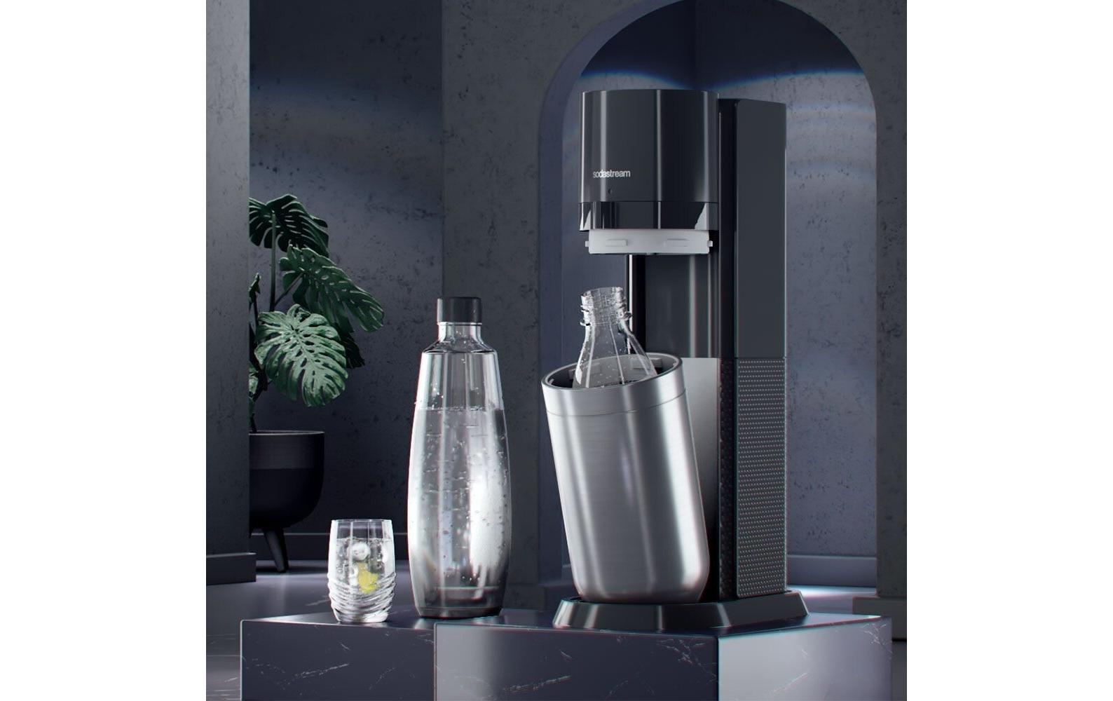 Wassersprudler Duo Megapack Schwarz - MEGART