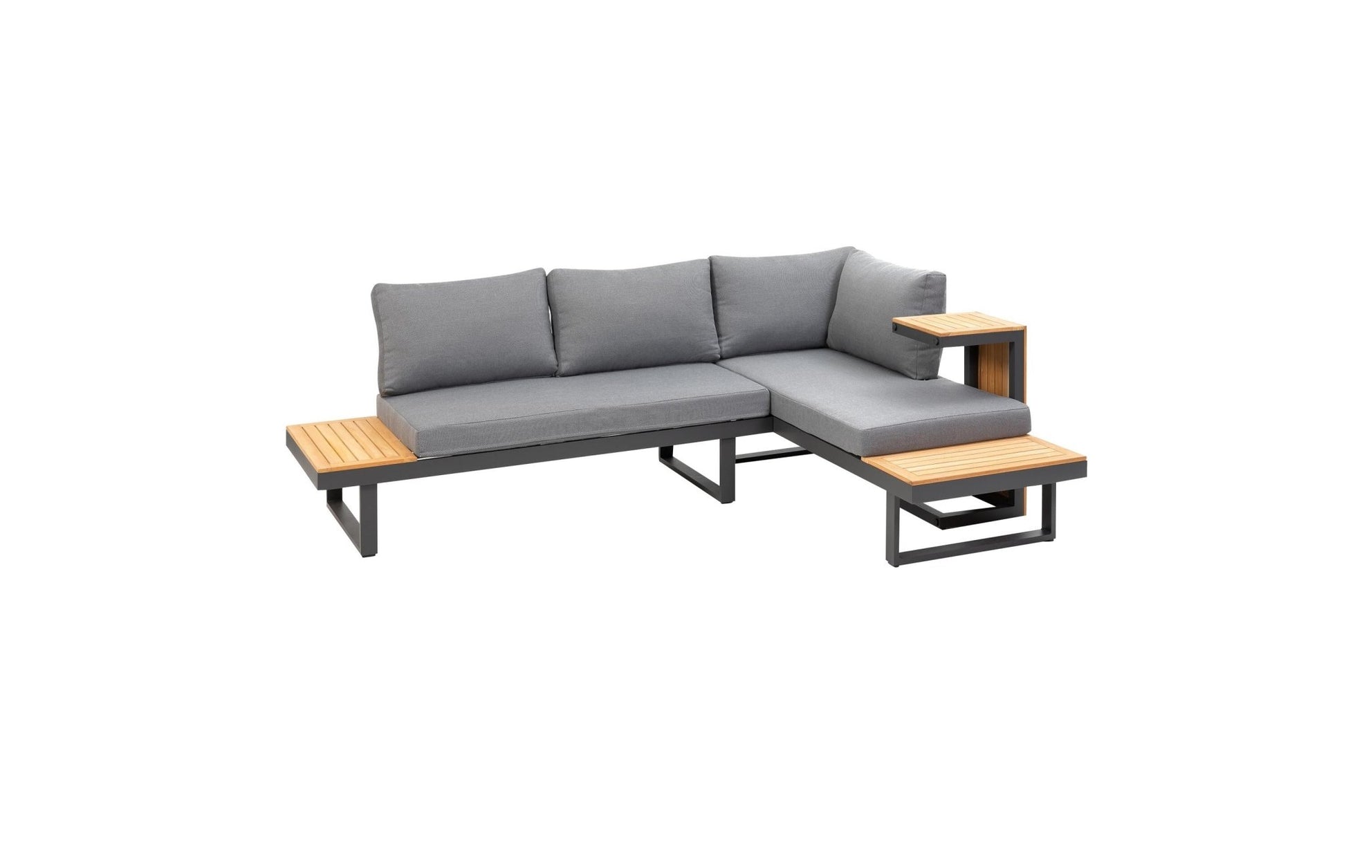 Loungeset Ascona, Anthrazit, 4 Sitzplätze - MEGART