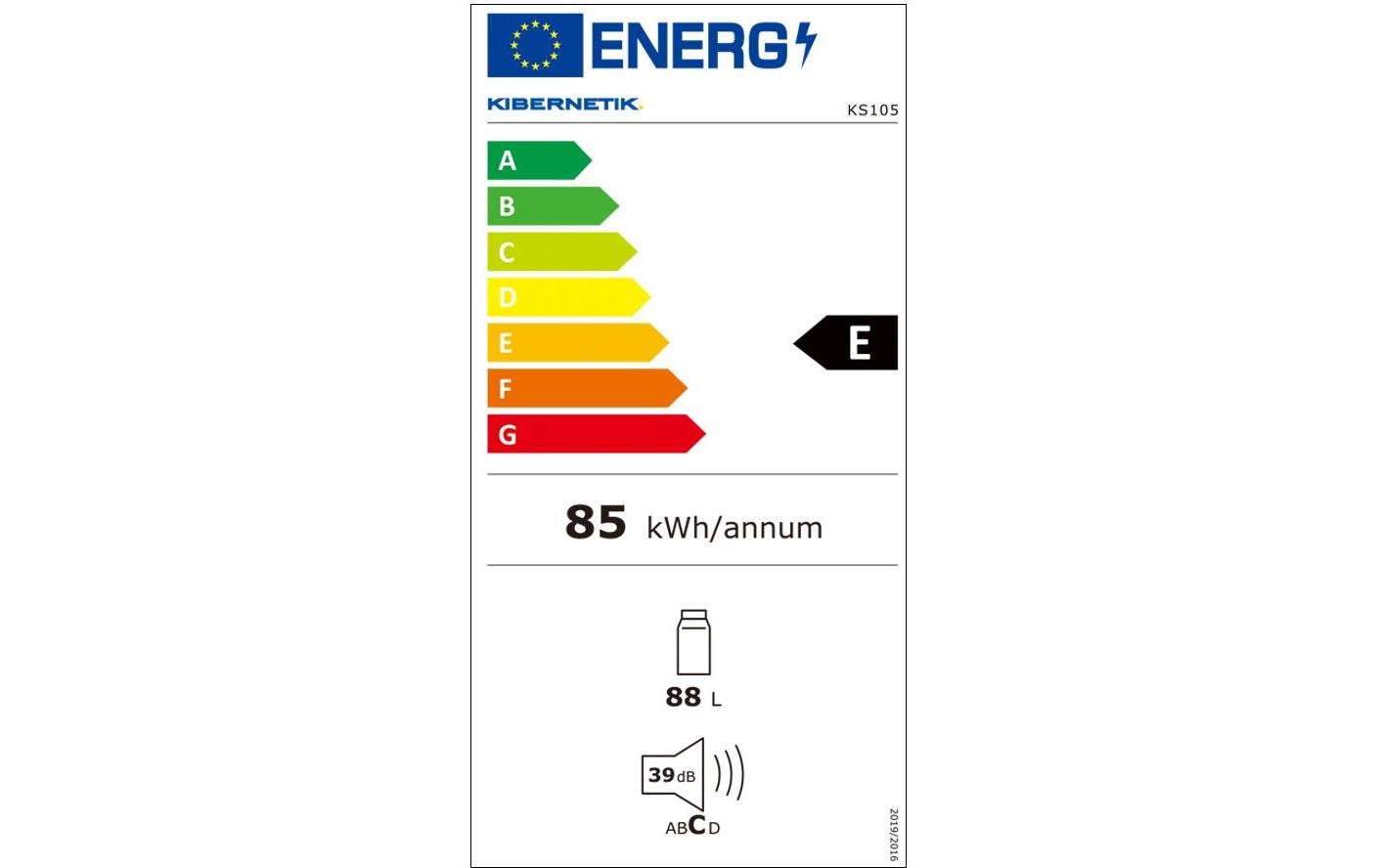 Kühlschrank KS105 Rechts/Wechselbar - MEGART